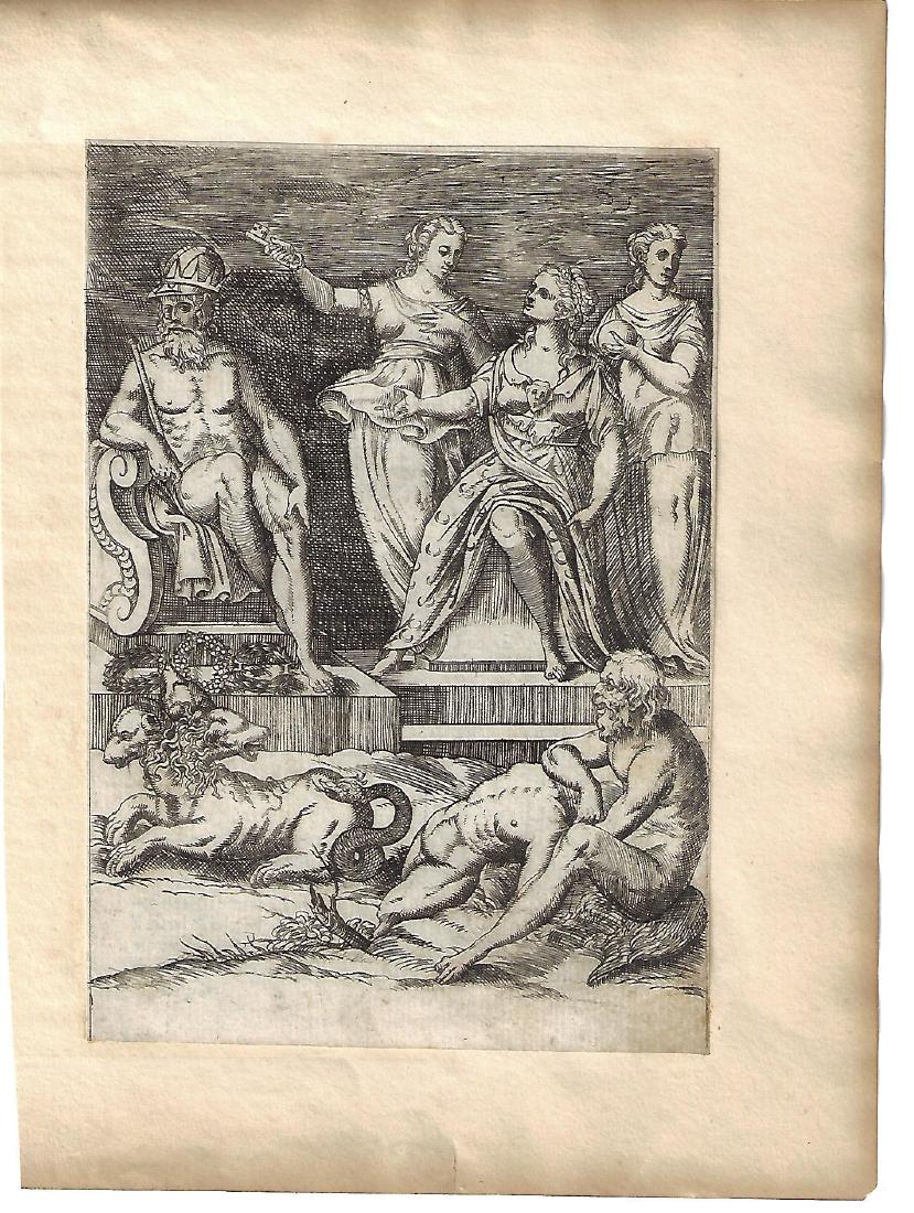1587 Engraving Mythology Vincenzo Cartari (1 of 1)