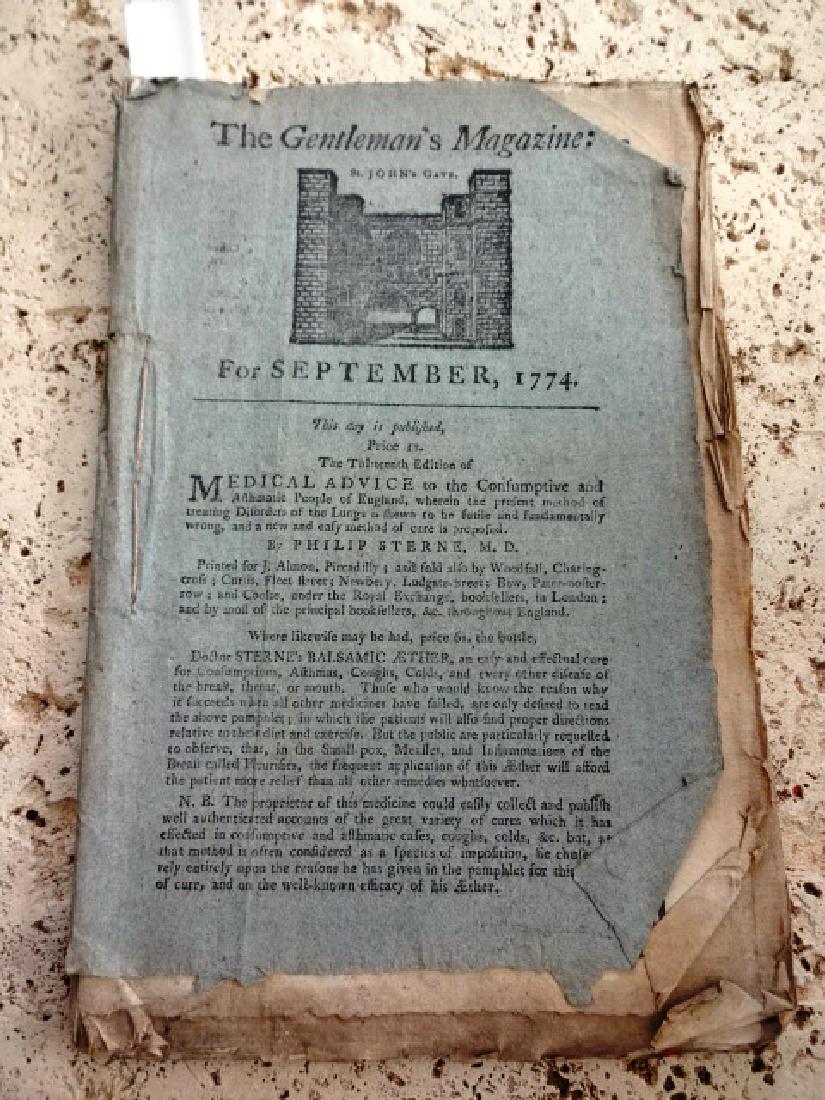 1774 Gentleman's Magazine Voyage to North Pole (1 of 4)