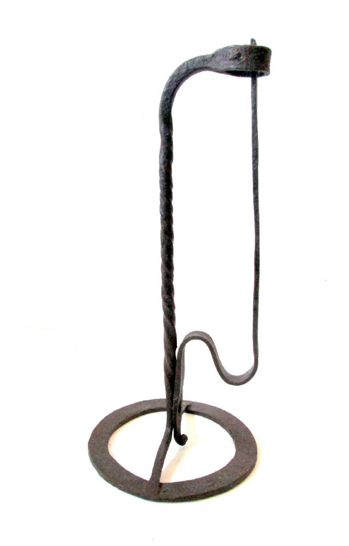 18thC Splint Lighting Stand (1 of 10)