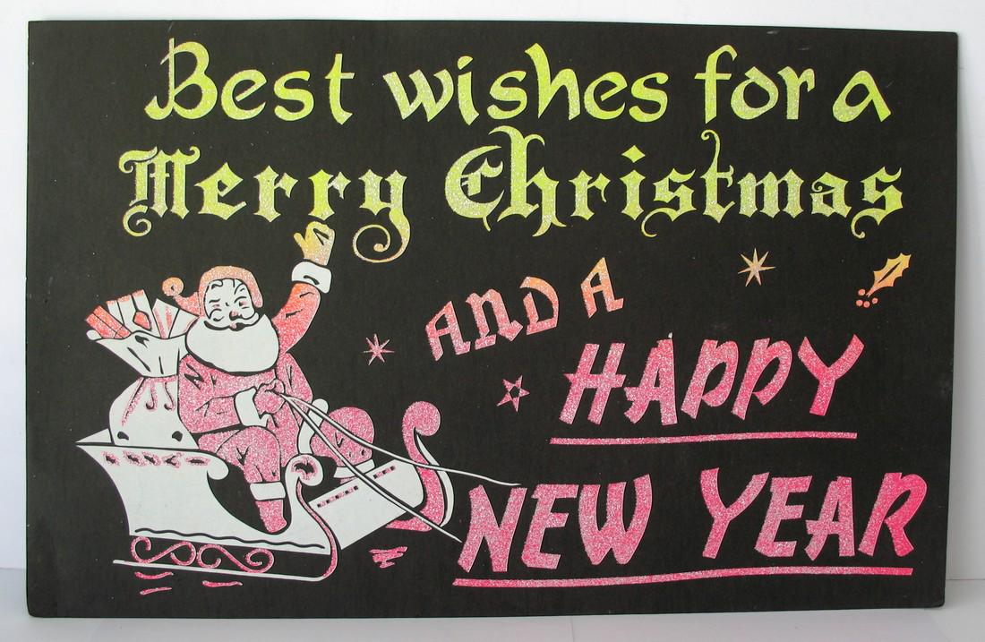 Holiday store window display sign (1 of 1)