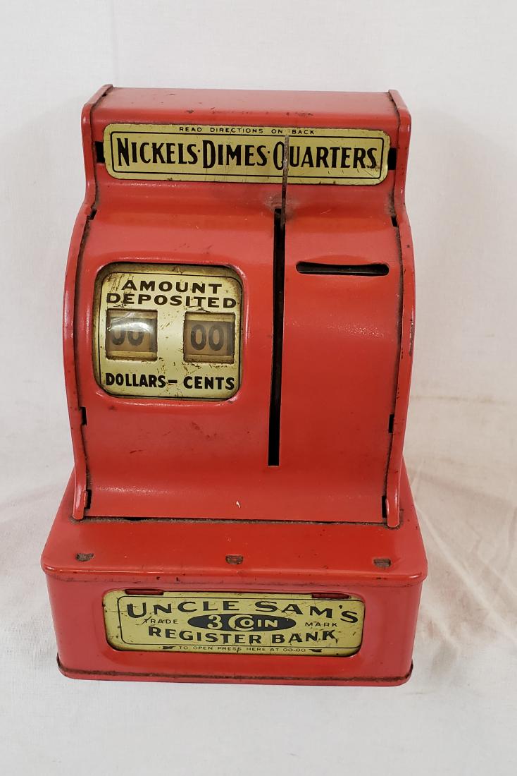 Uncle Sam register bank ca 1940's (1 of 3)