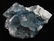CLEAR BLUE FLUORITE CRYSTAL CLUSTER