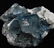 CLEAR BLUE FLUORITE CRYSTAL CLUSTER - 5