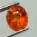 2.15 Ct Dazzling Oval Cut 100% Natural Fanta Orange - 4
