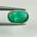 0.89 Ct Genuine Zambian Emerald Nice Oval Cut - 2