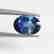 0.96 Ct Genuine SriLanka Deep Blue Sapphire 7X5 mm Oval - 2