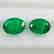 2.66 Ct Genuine Zambian Emerald 8X6 mm Matching Oval