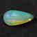 5.41Cts White Base Natural AAA Ethiopian Welo Opal Pear - 2