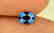 Super Quality 0.35 cts Eye Clean Rare Sapphire Blue - 3