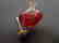 Antique Chinese Glass Snuff Bottle with Red Tree Frogs - 6