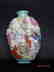 Antique Chinese Ceramic Molded Lohan Snuff Bottle - 4