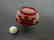 Antique Chinese Glass Snuff Bottle with Red Glass - 6