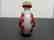 Chinese Vintage Milk Glass Snuff Bottle with Red Glass - 2