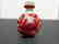 Chinese Vintage Milk Glass Snuff Bottle with Red Glass - 3