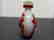 Chinese Vintage Milk Glass Snuff Bottle with Red Glass - 4