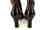 Authentic Chanel Brown Leather Black Patent Zip Up - 10