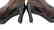 Authentic Chanel Brown Leather Black Patent Zip Up - 6