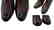 Authentic Chanel Brown Leather Black Patent Zip Up - 8