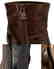Authentic Chanel Brown Leather Black Patent Zip Up - 9