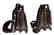 Fendi Kan I Handbag Studded Leather Small Platinum - 6