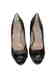 Pour La Victoire Black Snake Skin Peep Toe Pumps Size - 3