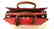 Authentic Louis Vuitton Very Tote Red Monogram Leather - 7