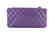 Chanel Purple Caviar Leather East West Classic Flap - 2