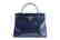 Hermes Vintage Kelly 32 Navy Blue Leather Satchel Bag