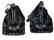 Chanel East West Velvet Velour Black Shoulder Bag Dual - 3