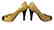 Classy Chanel Gold Black Glitter Staircase Two Tone - 2