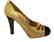 Classy Chanel Gold Black Glitter Staircase Two Tone - 4