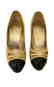 Classy Chanel Gold Black Glitter Staircase Two Tone - 7