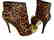 Michael Kors Dyed Fur Hair Gold Cynthia Booties Shoes