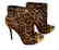 Michael Kors Dyed Fur Hair Gold Cynthia Booties Shoes - 2