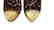 Michael Kors Dyed Fur Hair Gold Cynthia Booties Shoes - 7