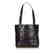 Chanel Vintage Black Lambskin Camellia Shoulder Tote - 2