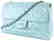Chanel Classic Flap Iridescent Mint Blue Green Quilted