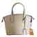 Mario Valentino Italian Grain White Leather Footed - 3