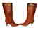 Dolce and Gabbana Vintage Snakeskin Leather Boots - 2