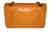 Authentic Vintage Chanel Classic Double Flap Orange - 2
