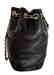 Chanel Lambskin Classic CC Drawstring Black Bucket Bag - 5