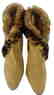 Manolo Blahnik Nesta Fur Ankle Boot Camel Leopard Suede - 2