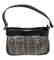 Ann Taylor Classic Fur Black and White Shoulder Bag - 2