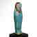 Egyptian Faience Bichrome Shabti, Early 26th Dynasty, - 3