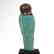 Egyptian Faience Bichrome Shabti, Early 26th Dynasty, - 4