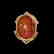 Cornelian Intaglio with Lady Bust in 19th Century Gold - 2