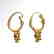 Roman Gold Earrings with Grape Drops, c. 1st - 3rd