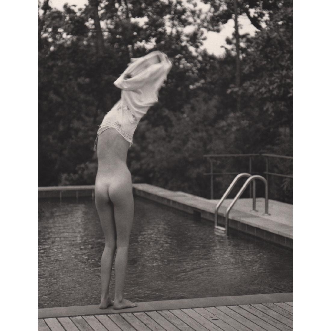 PATRICK DEMARCHELIER - Nude, East Hampton: Artist: PATRICK DEMARCHELIER Print Title: Nude, East Hampton NY 1977 Medium: Photo-Lithograph Printing Date: 1990's Printed in the USA Image Size approx: 9 X 11.5 inches Patrick Demarchelier ( b. 1943