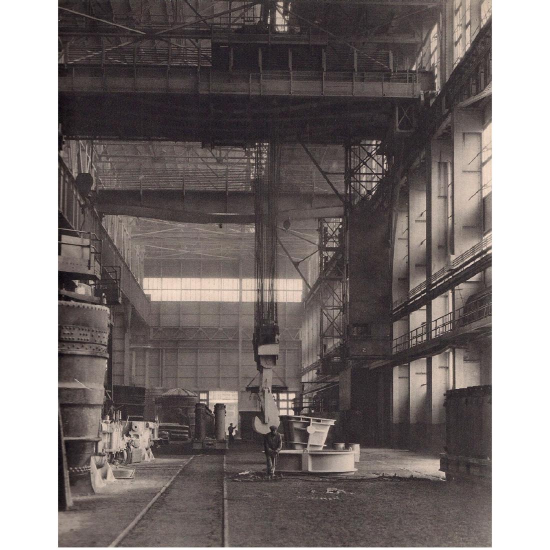 CHARLES SHEELER - Ford Plant, Detroit: Artist: CHARLES SHEELER Print Title: Ford Plant, Detroit Medium: Sheet-Fed Gravure Printing Date: 1930's Printed in France Image Size approx: 7.5 x 9.25 inches Charles Sheeler (1883-1965) was a realis