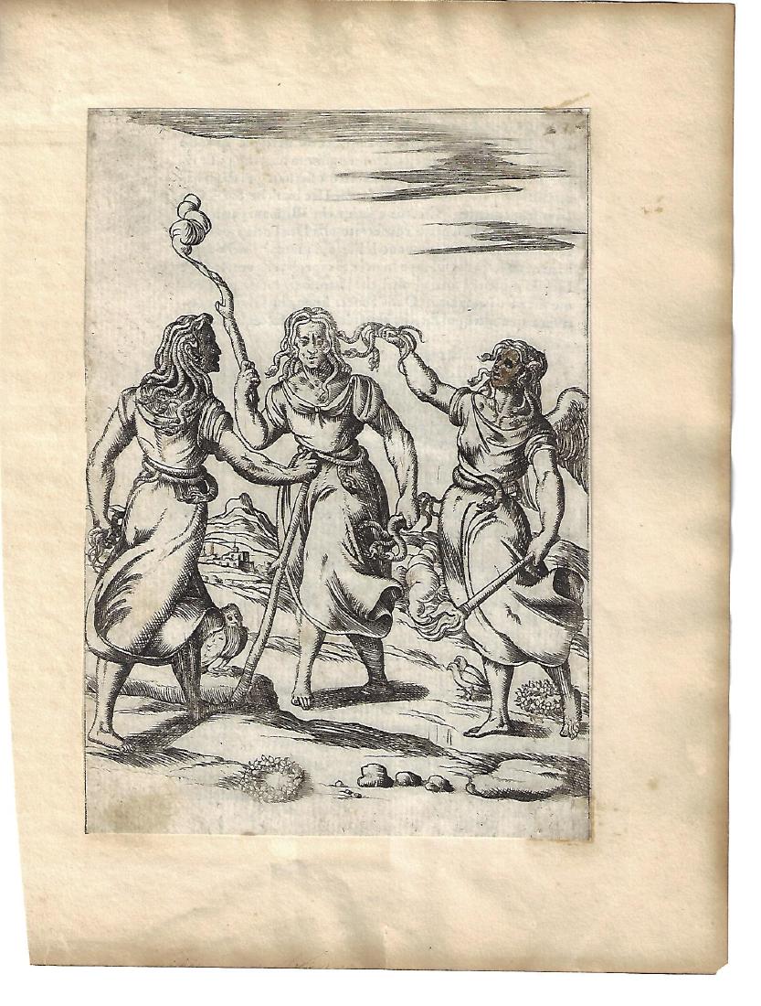 1587 Engraving Cartari of Witches (1 of 1)